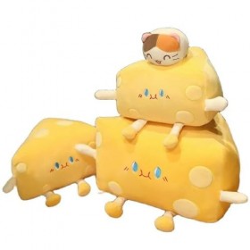 GagaLu Créatif Drôle Mignon Peluche Nourriture Dessin Animé Fromage Animal Poupée Coussin Rembourré Enfants Oreiller Cadeau D