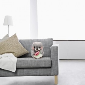 Toyvian 3 Pièces Poupée Marmotte Jouets pour Garçons Oreillers pour Bébés Oreillers pour Le Lit Peluches Jouet pour Garçons J