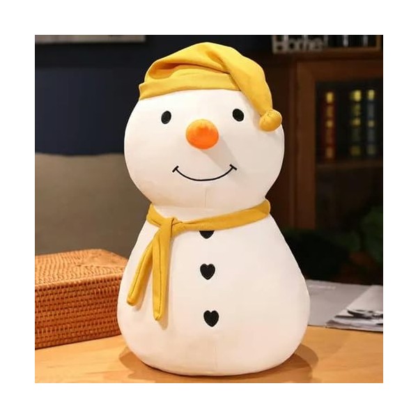 SaruEL Mignon Dessin animé Bonhomme de Neige Jouet en Peluche Oreiller poupée Hiver noël décoration à la Maison Enfants prése