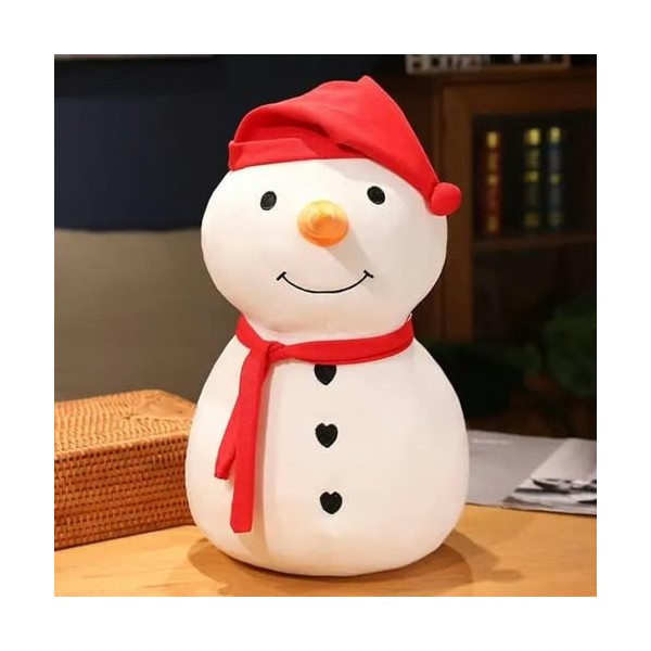 SaruEL Mignon Dessin animé Bonhomme de Neige Jouet en Peluche Oreiller poupée Hiver noël décoration à la Maison Enfants prése