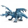 Papo -36034 -Dragon de Glace -Le Médiéval - Fantastique - Figurine à Collectionner -Figurine Peinte à la Main -pour Enfant - 