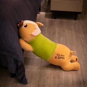 LfrAnk Mignon Pit Bull Jouets en Peluche Mignon Animal Oreiller Chien en Peluche avec vêtements poupée Enfants Cadeaux de Noë