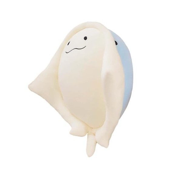 Folpus Oreiller de couchage poupée Manta, Simulation respectueuse de la peau, joli poisson en peluche, oreiller en peluche po