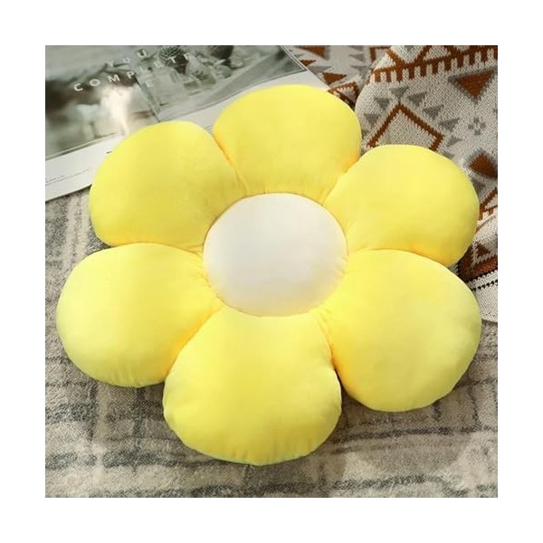 LfrAnk Fleurs colorées, Coussins en Peluche, poupées d’Oreiller de Sieste Mignonnes, Coussins Moelleux Filles, Jouets de déco