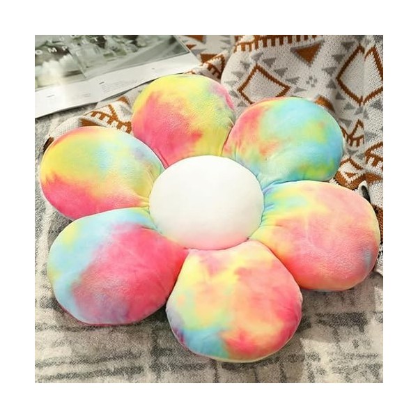 LfrAnk Fleurs colorées, Coussins en Peluche, poupées d’Oreiller de Sieste Mignonnes, Coussins Moelleux Filles, Jouets de déco