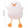 Mignon Canard Oreiller Peluche Jouet - 35cm Peluche Canard Kawaii Poupée Haute Simulation Respirant Jouet Décoratif Peluche C