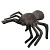 KiLoom Simulation araignée Noire Reptile Animal traversant Oreiller en Peluche poupée bébé décoration de la Maison Ornement C