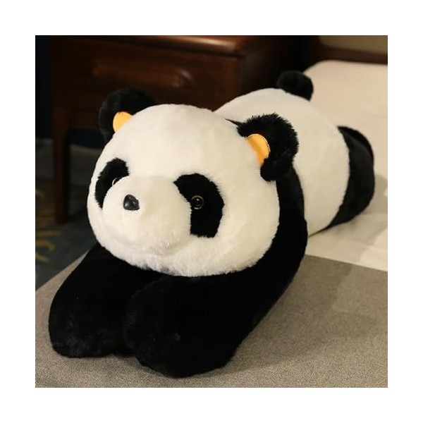 EacTEL Adorable panda géant en peluche oreiller doux en peluche animal jouet dessin animé kawaii poupée fille enfants cadeau 