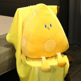 LfrAnk Kawaii Cheesecake Peluche Jouet créatif Nourriture Sangle d’Oreiller Fille Couverture canapé Coussin Peluche Mignon Ca