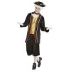 "VENETIAN NOBLEMAN" coat with jabot, pants, hat - M 