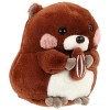 Toyvian 3 Pièces Poupée Marmotte Poupée en Peluche Animaux Winnie Lanimal en Peluche Poupée en Peluche Hamster Jouet en Pelu