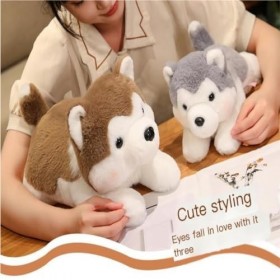 ARMED Peluches Jouets en Peluche De Chien Mignons, Poupées en Peluche De Chien Doux, Poupées De Chien, Ornements De Poupée, C