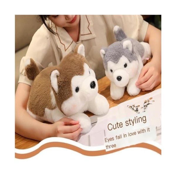 ARMED Peluches Jouets en Peluche De Chien Mignons, Poupées en Peluche De Chien Doux, Poupées De Chien, Ornements De Poupée, C