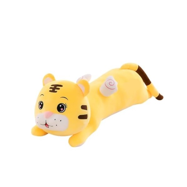 GRAVY Peluches Oreiller Long Tigre couché Mignon, Jouet en Peluche, Cadeau danniversaire, poupée Tigre du Zodiaque, Cadeau f