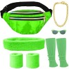 Deguisement Annee 80 Femme Homme Accessoire Fluo Sac Banane Bandeau Cheveux Femme Bracelet Jambiere Annees 80 90 Deguisement 