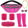 Deguisement Annee 80 Femme Homme Accessoire Fluo Sac Banane Bandeau Cheveux Femme Bracelet Jambiere Annees 80 90 Deguisement 