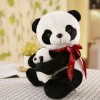 EacTEL Animaux en Peluche, Pandas en Feuille de Bambou, Poupées Panda, Poupées Panda, Peluches Douces, Cadeaux d’Anniversaire