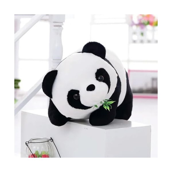 EacTEL Animaux en Peluche, Pandas en Feuille de Bambou, Poupées Panda, Poupées Panda, Peluches Douces, Cadeaux d’Anniversaire