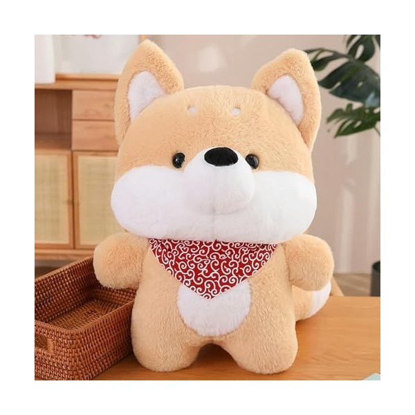 Chien Peluche Jouets Mignon Marron avec Peluche Peluches Oreiller pour Filles Garçons Cadeaux 70cm 1