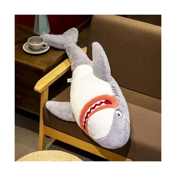 NOpinz Mignon Requin en Peluche Jouet Grande Taille Requin Oreiller en Peluche Animal en Peluche Poupée Enfants Jouet Cadeau 