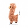 Abaodam 4 Pièces Peluche Alpaga Jouet Dalpaga Mignon Animal en Peluche Décor Dalpaga Animal en Peluche Lama Alpaga en Peluc