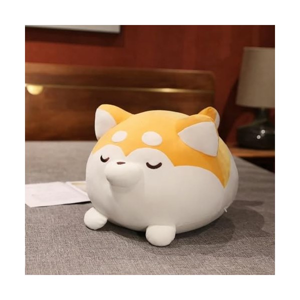 LfrAnk Kawaii Husky Peluche Jouet Mignon Animal Peluche Oreiller Peluche poupée Tapis de Couchage Fille Beau Cadeau d’Anniver