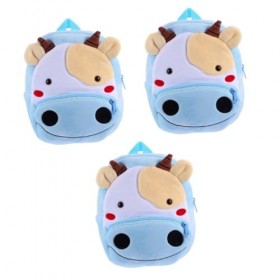 Didiseaon 3 Pièces Sac à Sac De Maternelle Animal Tout- Enfant Peluche