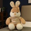 LfrAnk Géant Kawaii Peluche Lapin Jouet Mignon Lapin Oreiller en Peluche Animal Poupée Enfants Anniversaire Cadeau De Noël 90