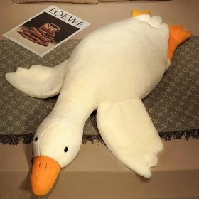 NOpinz Peluche Géant Grand Canard Ailé Peluche Long Oreiller Jouet Peluche Animal Câlin Mignon Oie Sauvage Poupée Coussin Cad