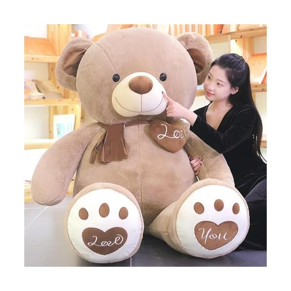 Nouveau Mignon Ours en Peluche Oreiller en Peluche Poupée Fille Jouet en Peluche Animal Enfants Anniversaire Noël Noël Cadeau