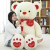 Nouveau Mignon Ours en Peluche Oreiller en Peluche Poupée Fille Jouet en Peluche Animal Enfants Anniversaire Noël Noël Cadeau