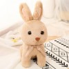 Doux Dessin Animé Grandes Oreilles Lapin en Peluche Jouet Mignon Lapin Poupée en Peluche Animal Mignon Jouet Oreiller Fille E