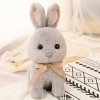 Doux Dessin Animé Grandes Oreilles Lapin en Peluche Jouet Mignon Lapin Poupée en Peluche Animal Mignon Jouet Oreiller Fille E