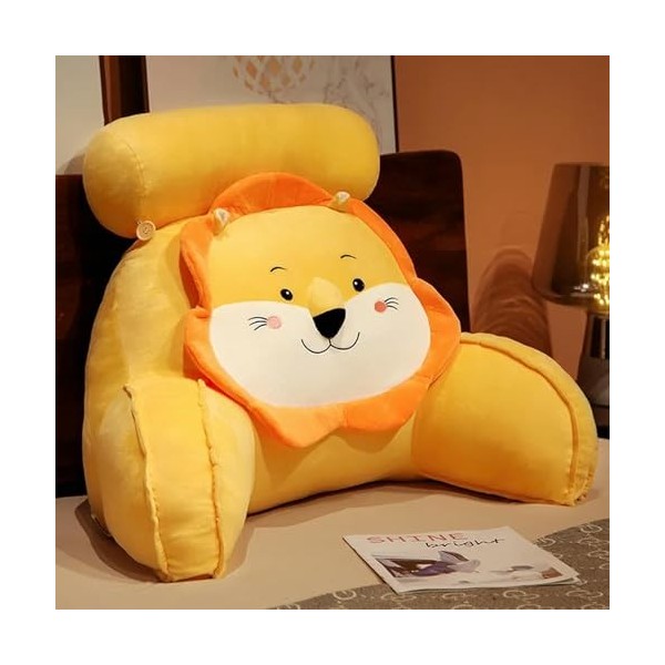 SaruEL Dessin animé Animal Peluche Oreiller Chaise Coussin décoration Cadeau Husky Lion Dinosaure Peluche Jouet Anniversaire 