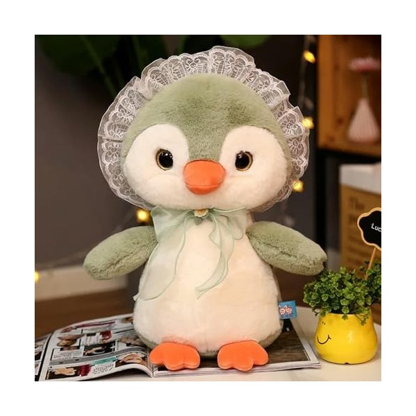 SaruEL Mignon Pingouin poupée Fille Douce Oreiller Cadeau Mignon Pingouin Peluche Oreiller Jouet Anniversaire Cadeau de Noël 