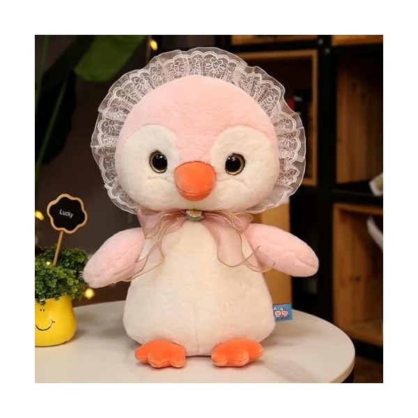 SaruEL Mignon Pingouin poupée Fille Douce Oreiller Cadeau Mignon Pingouin Peluche Oreiller Jouet Anniversaire Cadeau de Noël 