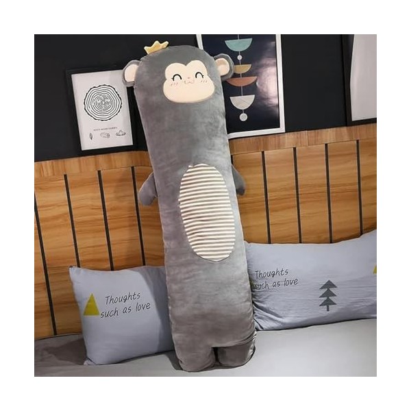 NOpinz Mignon Long Oreiller Dinosaure Lapin Cochon Jouet en Peluche Dessin Animé Animal Poulet Chien Chat Singe Peluche Poupé