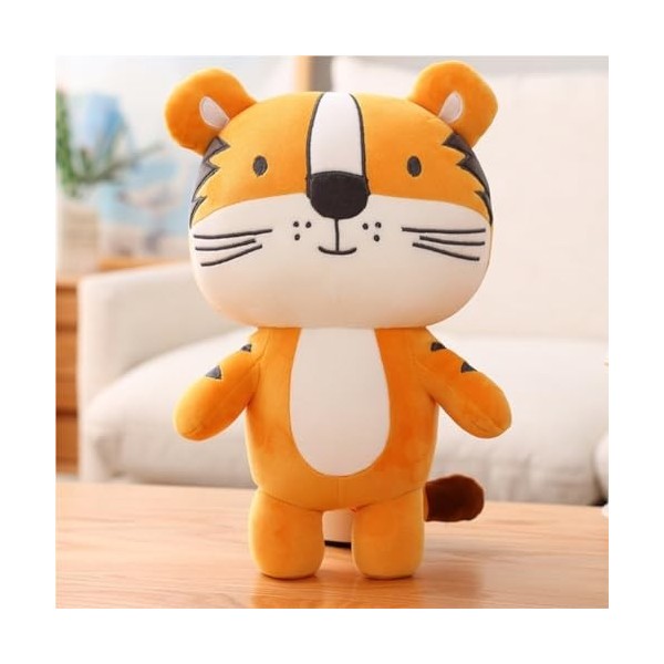 VOTIVA Jouets en Peluche Créatif Mignon Petit Tigre poupée Dessin animé Tigre en Peluche Jouet Sieste Oreiller décoratif Orne