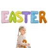 Ghirting Jouets en Peluche de Pâques, décorations de fête de Pâques | Jouets en Peluche de poupée Alphabet Moelleux colorés |