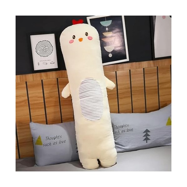 NOpinz Mignon Long Oreiller Dinosaure Lapin Cochon Jouet en Peluche Dessin Animé Animal Poulet Chien Chat Singe Peluche Poupé