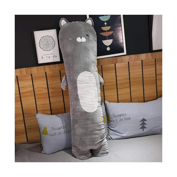 NOpinz Mignon Long Oreiller Dinosaure Lapin Cochon Jouet en Peluche Dessin Animé Animal Poulet Chien Chat Singe Peluche Poupé
