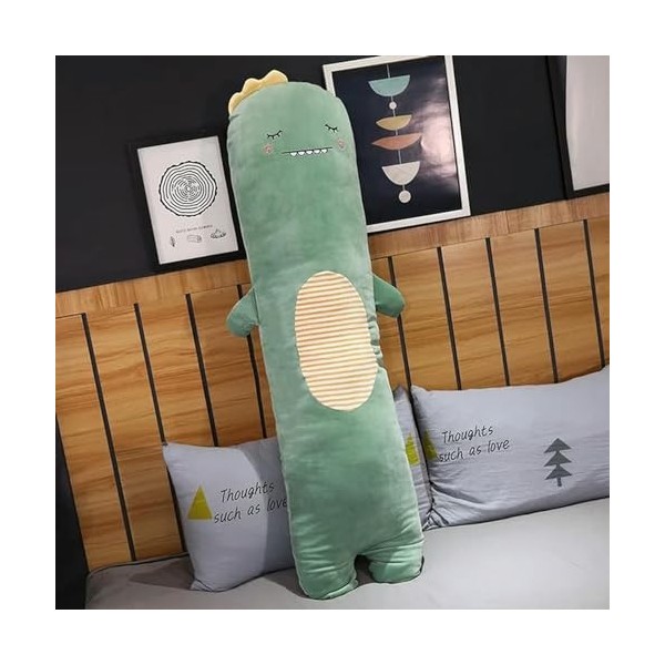 NOpinz Mignon Long Oreiller Dinosaure Lapin Cochon Jouet en Peluche Dessin Animé Animal Poulet Chien Chat Singe Peluche Poupé