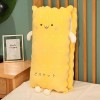 LfrAnk Mignon Biscuit Peluche Long Oreiller Créatif Peluche Sandwich Biscuit Coussin en Peluche Peluche Drôle Poupée Fille 90