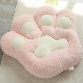 NOpinz Kawaii canapé Chaise Coussin Tapis de Sol Jouet décoration de la Maison Nouveau Mignon Ours Patte Oreiller en Peluche 
