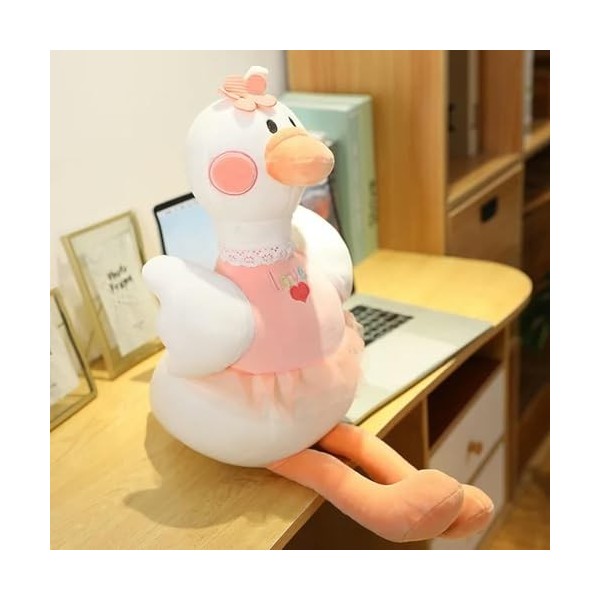 Mignon Cygne Peluche Jouet Kawaii Flamant Rose Poupée en Peluche Doux Animal Coussin Ballerine Cygne avec Couronne Enfants Fi