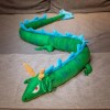 Poupée de Dragon en Peluche Simulation Dinosaure coloré Jouet en Peluche Animal canapé Chaise décoration Accessoires Fille ga