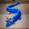 Poupée de Dragon en Peluche Simulation Dinosaure coloré Jouet en Peluche Animal canapé Chaise décoration Accessoires Fille ga