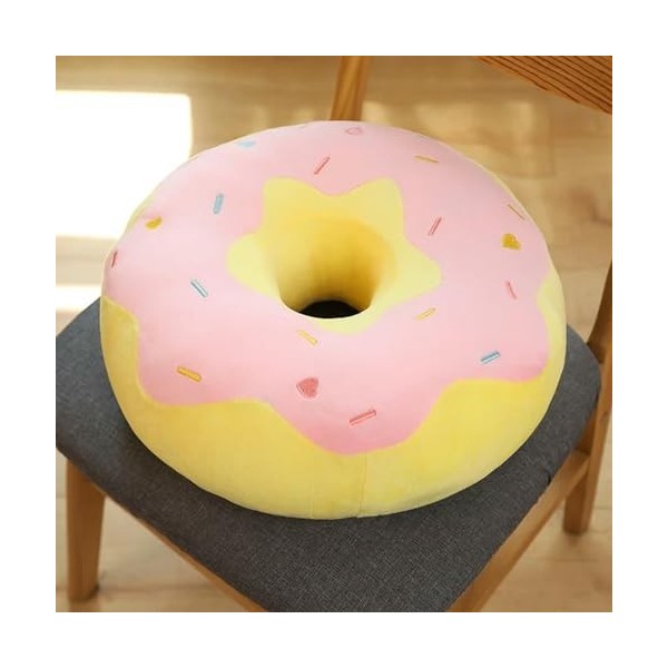 GagaLu Nouveaux Coussins Donut, Coussins de siège Doux et créatifs, oreillers, décorations de Sol, Cadeaux, Cadeaux d’Anniver