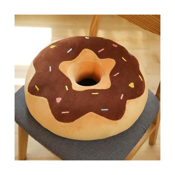 GagaLu Nouveaux Coussins Donut, Coussins de siège Doux et créatifs, oreillers, décorations de Sol, Cadeaux, Cadeaux d’Anniver