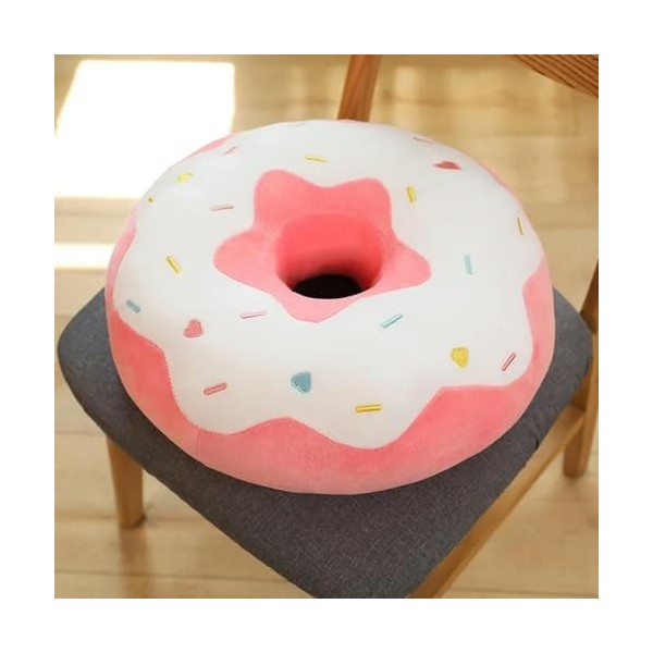 GagaLu Nouveaux Coussins Donut, Coussins de siège Doux et créatifs, oreillers, décorations de Sol, Cadeaux, Cadeaux d’Anniver